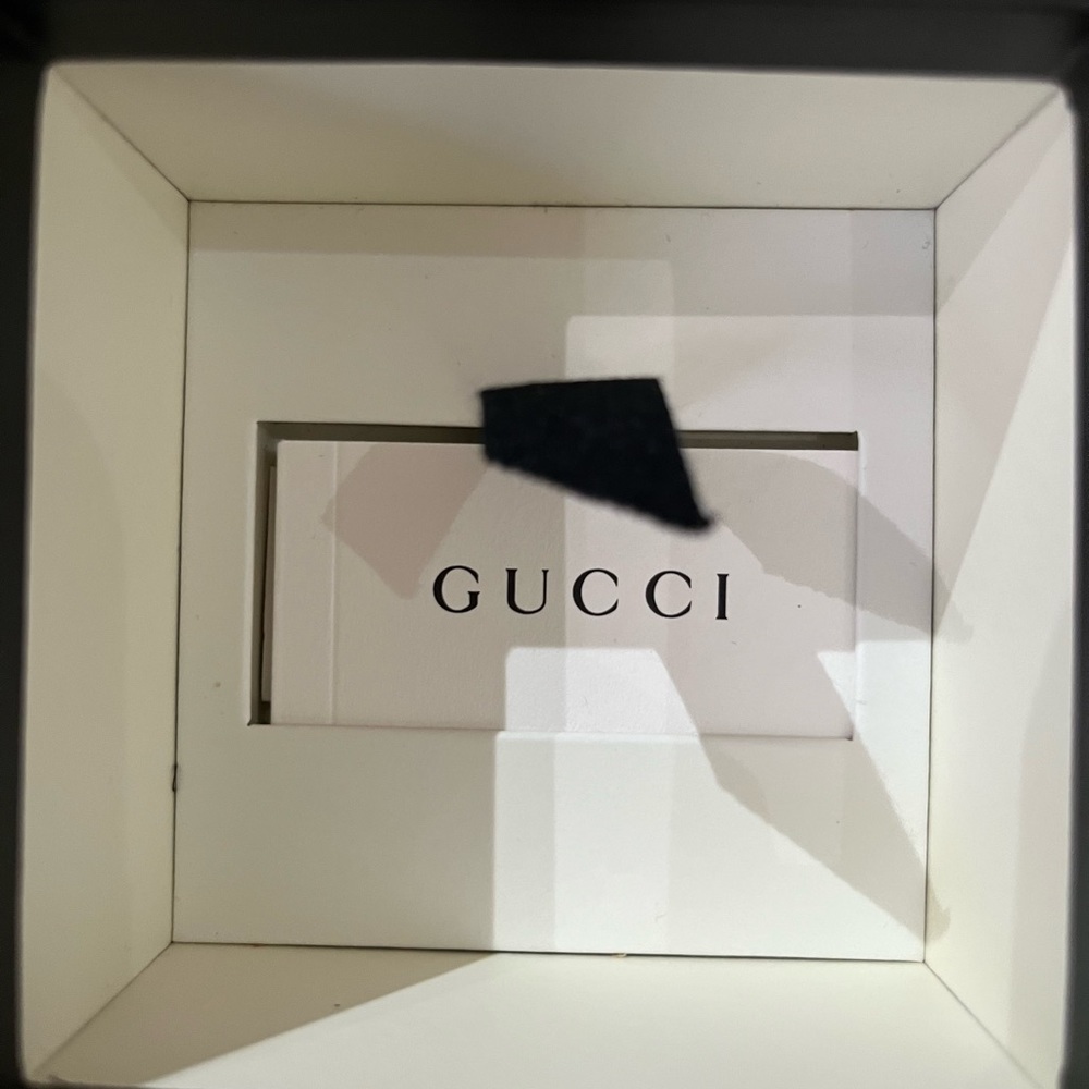 Gucci Sterling Silver Love Britt Double G Heart Drop earrings 🤍 - Picture 5 of 5